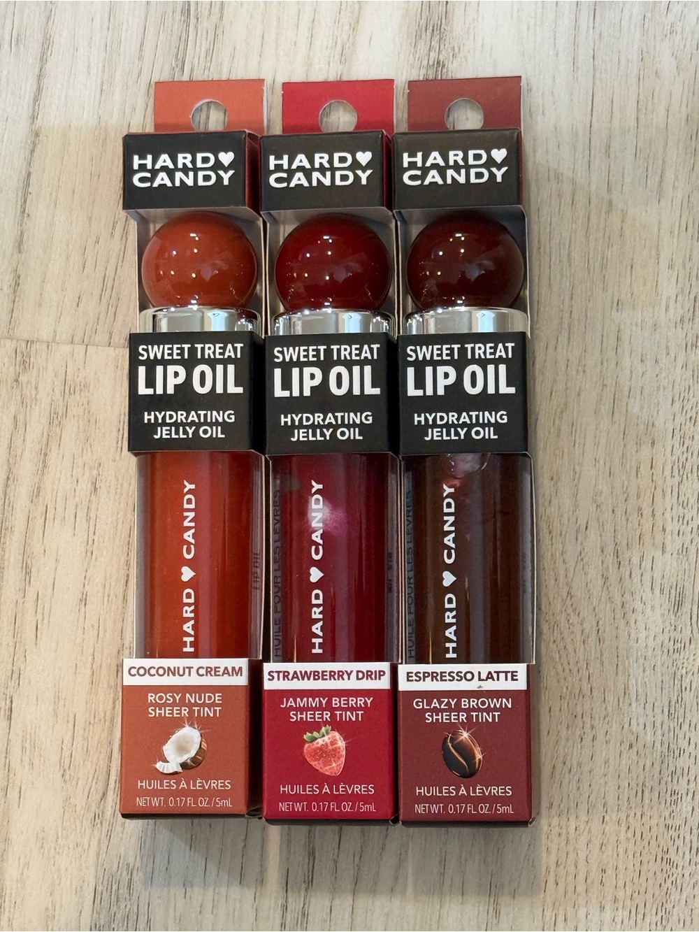 Hard Candy Hydrating Jelly Lip Oil - Asst.  NIB